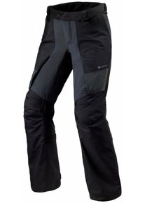 Revit Lamina GTX, textielbroek Gore-Tex dames , kleur: Zwart/Donkergrijs , maat: Kort 40