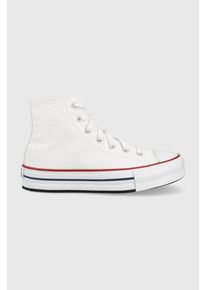 Converse teniși copii Chuck Taylor Star Lift femei, culoarea alb 272856C-White.Garn