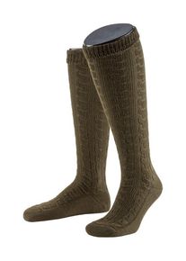 Nadměrn&aacute; velikost: LUSANA, Krojov&eacute; ponožky ze směsi s vlnou merino Olive