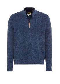plussize: Nadměrn&aacute; velikost: Camel Active, Rozpinany golf z naszywką z logo Niebieski