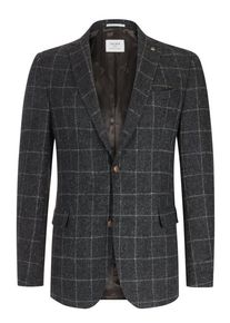 plussize: Nadměrná velikost: Carl Gross, Marynarka z Harris Tweed w kratkę Antracyt
