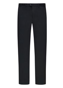 Hiltl, Chinosy z bawełny z domieszką, Peaker, regular straight Czarny