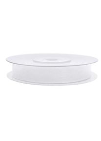 partydeco Nastro regalo chiffon bianco 25m x 6mm
