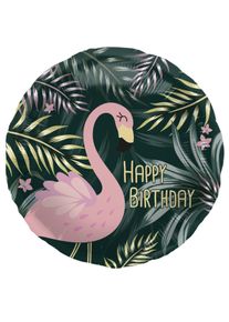 Folat Elegant Flamingo Birthday foil balloon 45cm