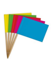 Folat 50 spiedini di bandiere colorate