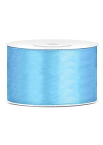 partydeco Ruban cadeau 25m bleu ciel 38mm de large
