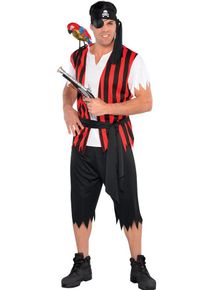 Amscan Klassisk Corsair piratkostume til mænd