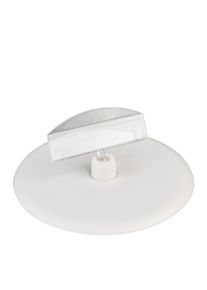 10 Unités - Clip porte-étiquette avec support pour prix et plateau autocollant (ø 90 mm), transparent, PS