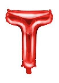 partydeco Paravent lettre T rouge 35cm