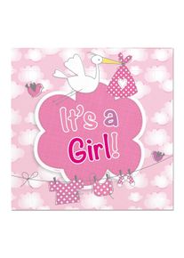 Folat 20 serwetek Adebar Its A Girl 25x25cm
