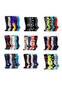 6/12 Pairs Compression Stocking Women Men Anti Fatigue Pain Relief Varicose Veins Edema Diabetes Sports Socks Running Cycling