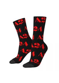 A24 A Two Four Merchandise Crew Socks Breathable Skateboard Crew Sock Cotton for Women Men Birthday Present