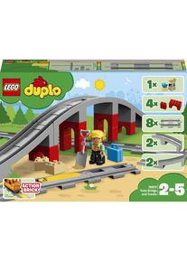 LEGO DUPLO - Pod si sine de cale ferata 10872, 26 piese