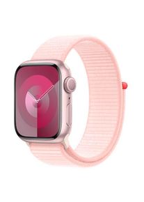 Smartwatch Apple Watch 9 GPS + Cellular, 41mm Pink Aluminium Case, Light Pink Sport Loop