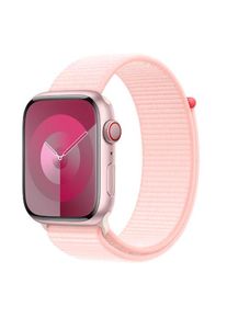 Smartwatch Apple Watch 9 GPS + Cellular, 45mm Pink Aluminium Case, Light Pink Sport Loop