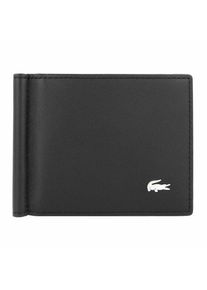 Lacoste FG Portemonnee Leer 11.5 cm noir
