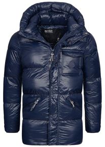 INDICODE JEANS Heren Winterjas 'Local' donkerblauw S