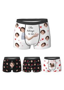 Personalize Boxer with Face Custom Photo Man's Underwear Gift for Man Boyfriend Anniversary/Birthday/Wedding Gifts