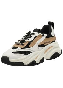 Steve Madden Dames Sneakers laag bruin / zwart / wit 36