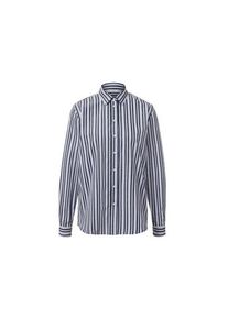 Tchibo - Gestreifte Popeline-Bluse - Damen - Gr. 44 - dunkelblau/gestreift