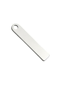 Stainless Steel Blank Number Tags Personalized Free Engraved Tag Plate for Birthday Anniversary Gifts