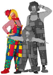 Salopette Peppa le clown pour femme