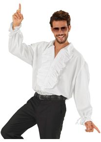 Widmann Hvid ruffled shirt Sandro