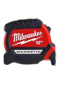 Milwaukee Premium-Bandmaß 10 m magnetisch, 27 mm breites Band - 1 Stk.