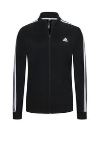 Plus size : Adidas, Training jacket with striped appliqué in a Black