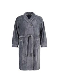 Morgenstern Bademantel aus Baumwoll-Mix, Grau, 3XL