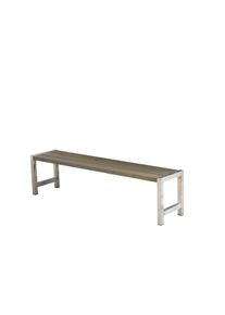 Plus Plankenbank 176 cm graubraun