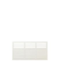 Plus Decora Zaun Vorgartenzaun weiss 180 x 95 cm