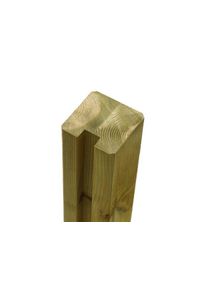 Plus Abschlusspfosten Leimholz-Profilpfosten 1 Nut druckimprägniert 9 x 9 x 186 cm