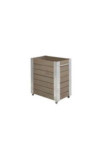 Plus Cubic rollender Blumenkasten 87 x 50 x 95 cm graubraun K2025