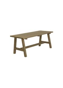 Plus Country Plankentisch 177 cm graubraun