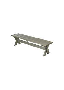 Plus Nostalgi Plankenbank 177 cm graubraun