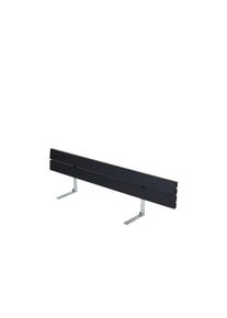 Plus Rückenlehne Kiefer-Fichte schwarz für Plankenbank Picknicktisch 166 cm