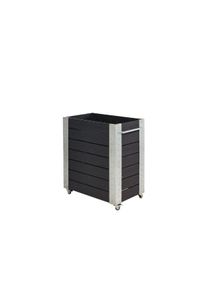 Plus Cubic rollender Blumenkasten 87 x 50 x 95 cm schwarz K2025