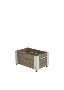 Plus Cubic rollender Blumenkasten 87 x 50 x 45 cm graubraun K2025