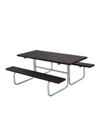 Plus Classic Picknicktisch Kiefer-Fichte schwarz 177 x 155 cm