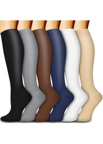 Cycling Long Compression Socks Men's and Women's Calf Outdoor Fitness Running Pressure Socks