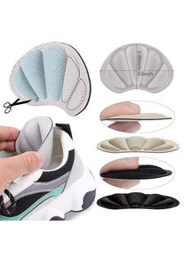 3Pairs Anti Wear Prevent Dropping Super Soft Insoles Light Weight Sports Heel Pads Adjustable Sticker Shoe Size Adjustment Tool