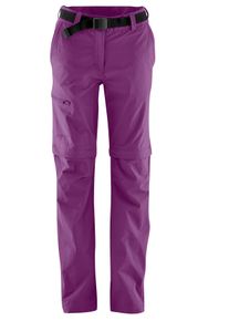 Maier Sports Funktionshose »Nata«Zipp-Off Wanderhose, Atmungsaktive Outdoor-Hose lila, Größe 46 - Normalgrößen, Funktionale Wanderhose – ideal für...