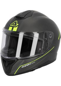 Acerbis Tarmak, full face helmet , color: Black/Grey/Neon-Yellow , size: XL