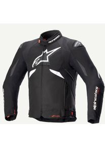 Alpinestars T-GP R V3, casaco t&ecirc;xtil Drystar , cor: Preto/Branco , tamanho: M