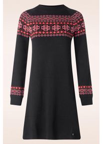 Blutsgeschwister Scandi Woods Klassisches Strickkleid in Schwarz