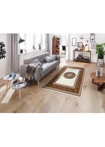 Home Affaire Teppich »Shari«, rechteckig, Orient-Optik, mit Bordüre, Teppich, Kurzflor, Weich, Pflegeleicht