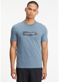 Calvin Klein T-Shirt »BOX STRIPED LOGO T-SHIRT«, aus reiner Baumwolle