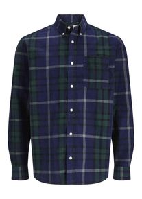 Jack & Jones JACK & JONES Heren Overhemd blauw / groen L