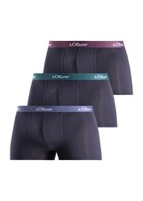 s.Oliver Boxershorts Herren schwarz Größe M Unifarben